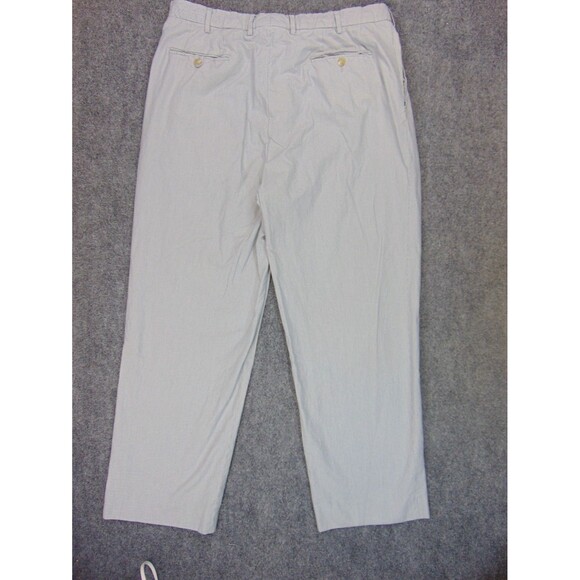 Bobby Jones Collection Golf Pants Mens 38x30 Blue Pin Stripe Made in Italy - Picture 3 of 12